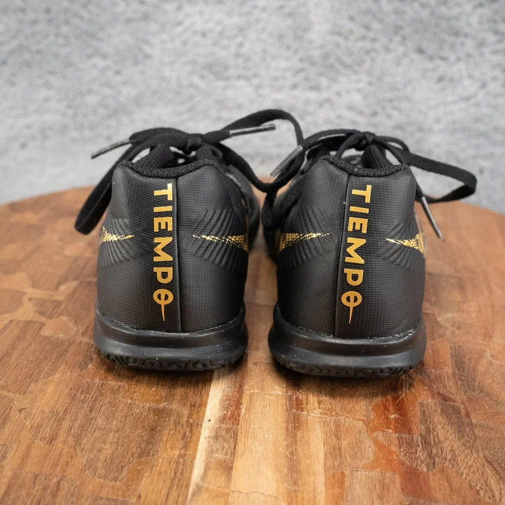Nike Jr Tiempo Legend 7 Pro IC Boys Indoor Soccer Shoes Black - Sz 13C